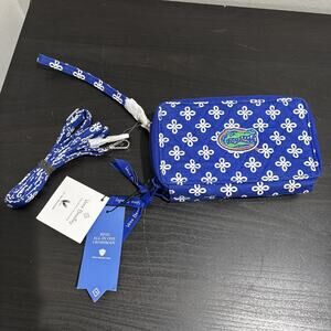 Vera Bradley Blue University of Florida Gators RFID All in One Crossbody Bag NWT